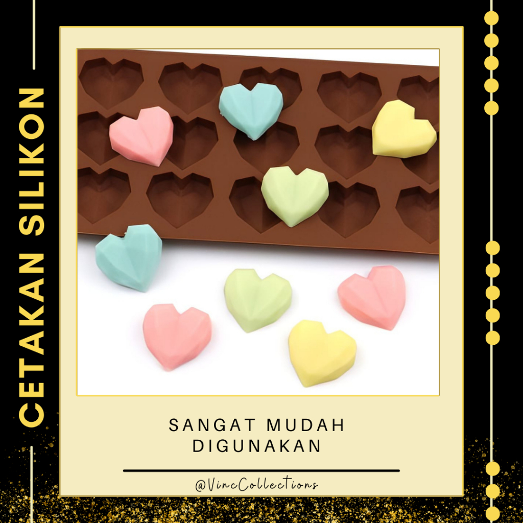 Cetakan Cokelat Mix Silikon Food Grade / Cetakan Coklat Silikon Karakter / Cetakan Jelly Agar-Agar Serbaguna Multifungsi