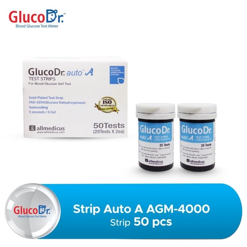 STRIP GLUCO DR AUTO AGM 4000 STRIP ISI ULANG GULA DARAH