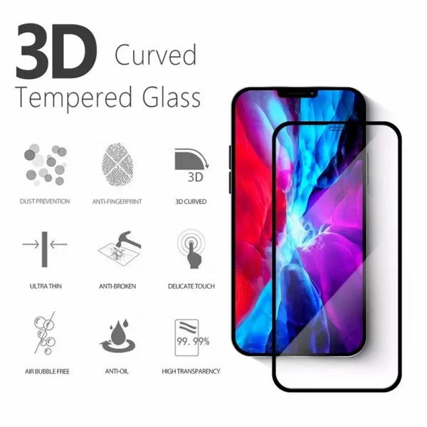 Tempered Glass Iphone X XR XS XS Max Anti gores Kaca Full Cover