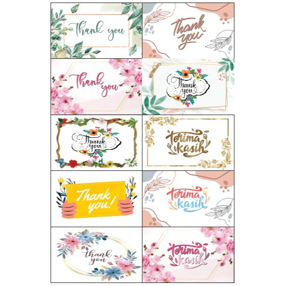 

Cetak Thankyou Card Custom 1