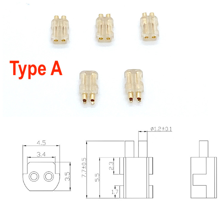 Female 2 Pin 0.78mm