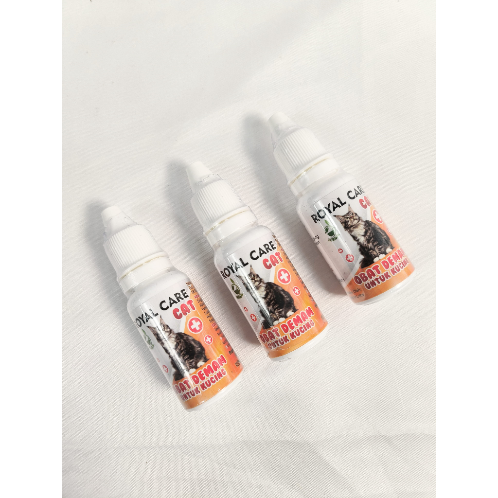 ROYAL CARE Obat Demam Kucing Penurun Suhu Tubuh Radang Nyeri 10 ml