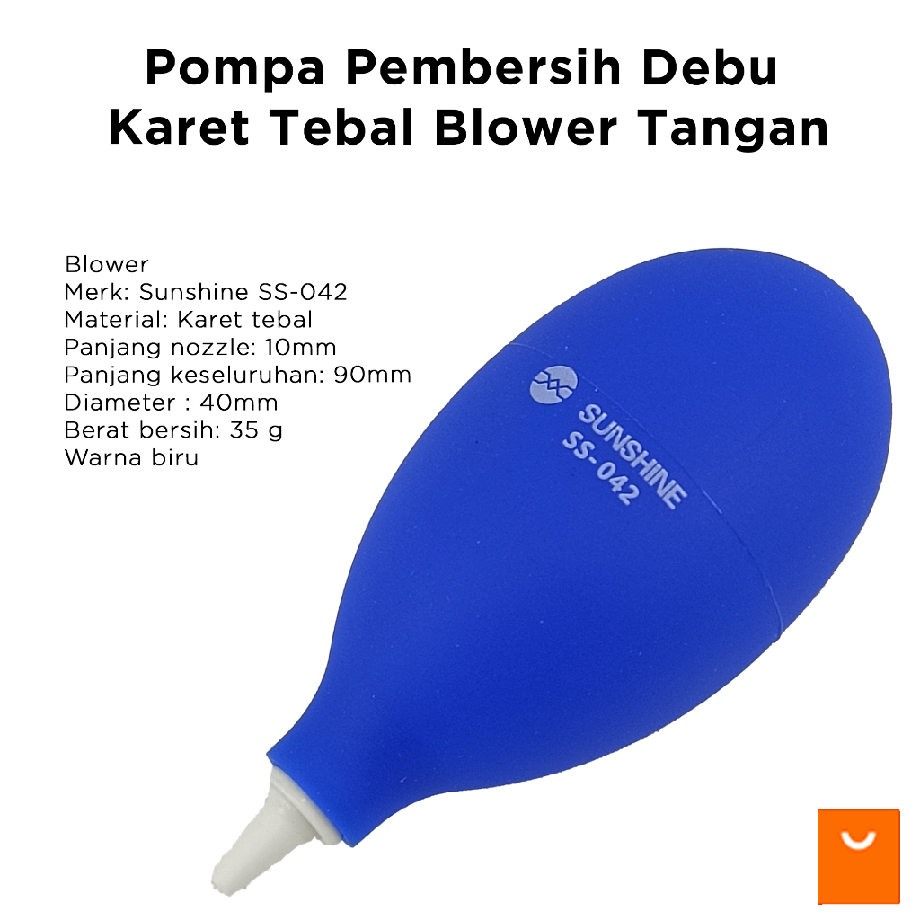 Pompa Pembersih Debu Karet Tebal Blower Tangan Sunshine SS-042