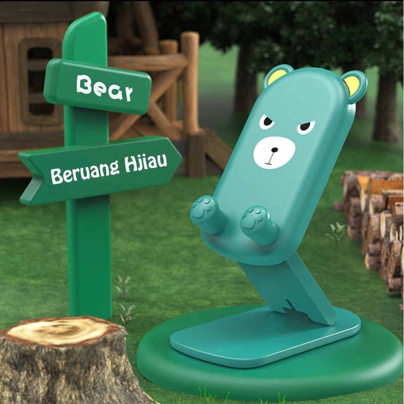 PROMO Holder Stand VIBOX Original BEAR88 Paling ALING Trendy RENDY Gaya Masa Kini Zoom Online Class Room Asyk Funky