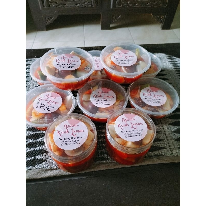 

asinan Buah, kuah Lemon