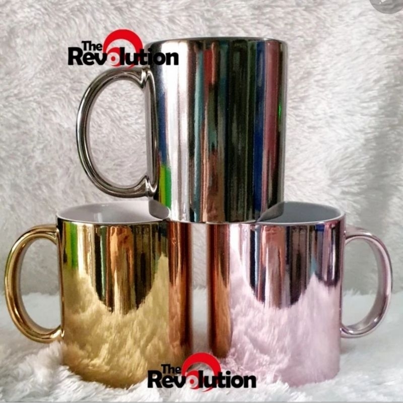 Mug Chrome Coating Mug Silver Mug Gold Mug Sublim 11oz