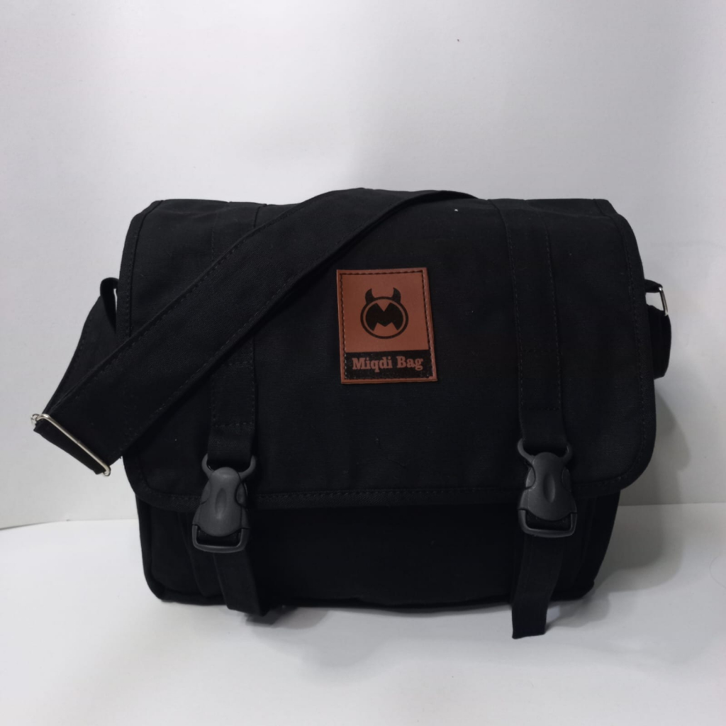 TAS SELEMPANG PRIA WANITA KANVAS TAS SELEMPANG KANVAS TAS MESSENGER TAS KULIAH SLING BAG TAS HANGOUT