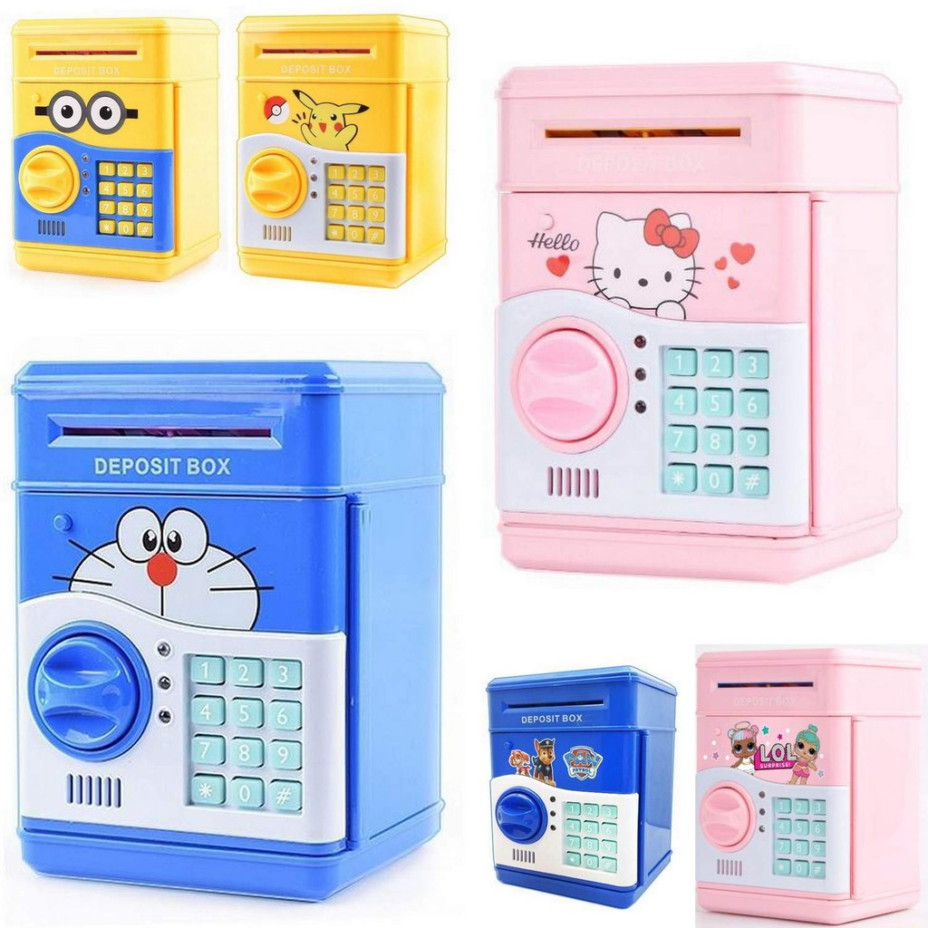 celengan atm/brangkas mini/celengan atm anak/tabungan atm/mainan celengan atm anak/mesin atm anak