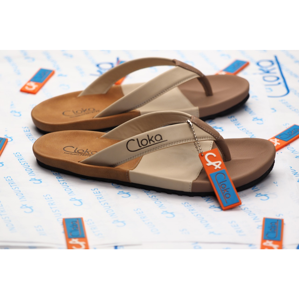 Sandal Pria Distro Cloka Cava Sendal Jepit Kasual Elegan Anti Slip