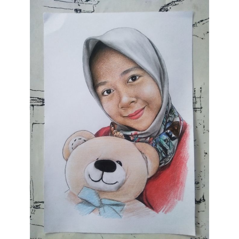 

jasa gambar realis ukuran A4