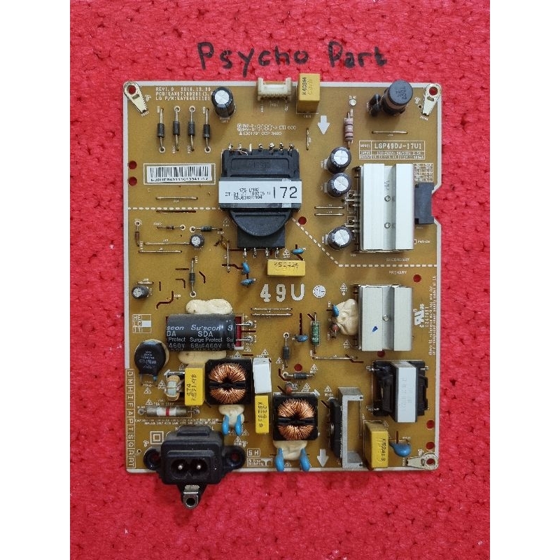 PSU - POWER SUPPLY TV LED SMART LG 49UK6300PTE - 49UK6300