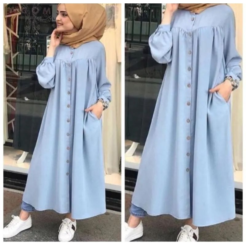 Florina Fashion - Long Dress muslim gamis KANAYA