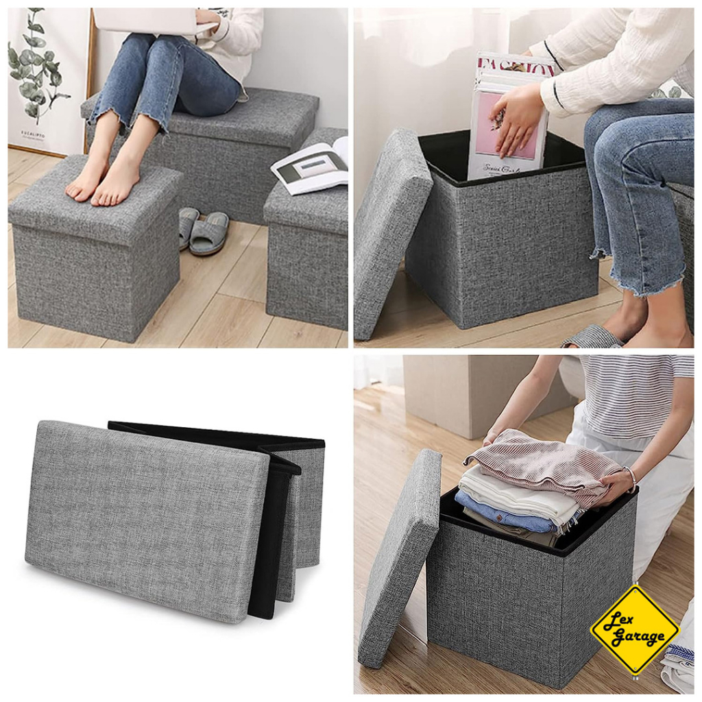 Storage Box Kotak Penyimpanan Organizer Bangku Kursi Sofa Serbaguna Besar