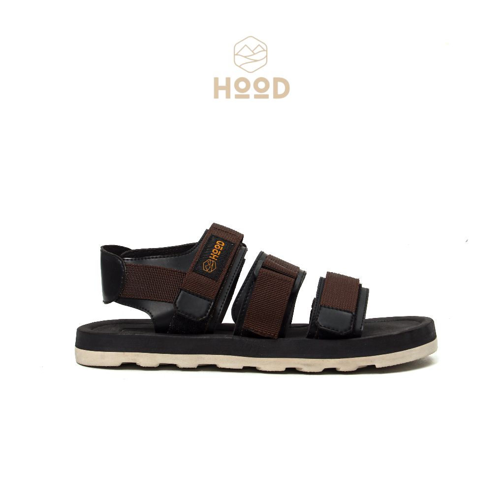 HOOD Footwear Sandal Gunung Dewasa Outdoor Hiking Pria Wanita Coffee Brown