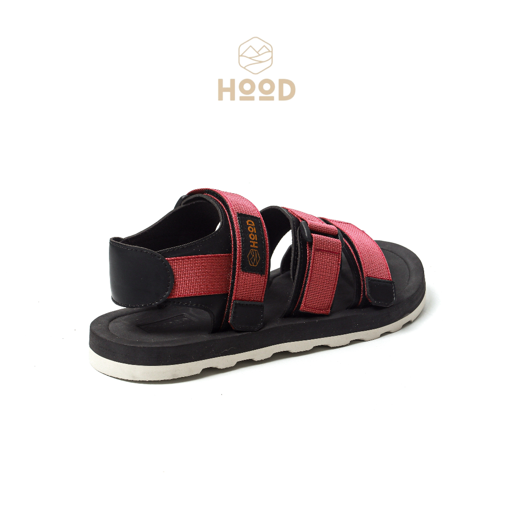 HOOD Footwear Sandal Gunung Dewasa Outdoor Hiking Pria Wanita Maroon