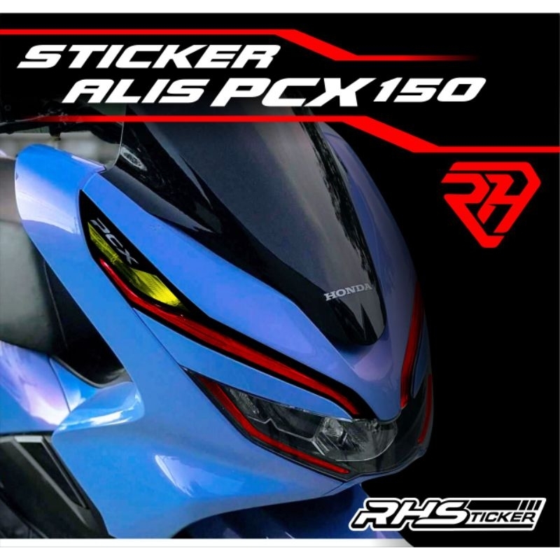 sticker alis PCX 150 (lokal) satu pasang(kanan/kiri)