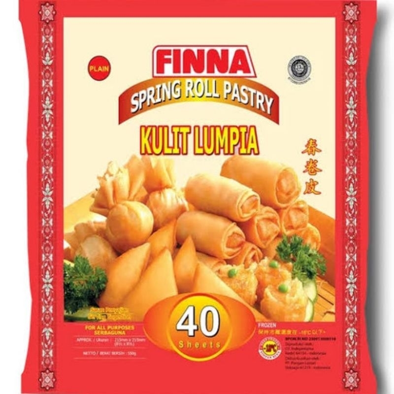 

finna kulit lumpia besar isi 40pcs