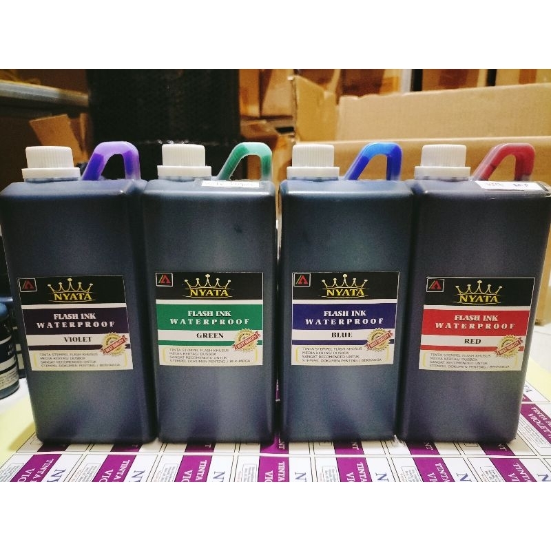 

FLASH INK WATERPROOF KHUSUS MEDIA KERTAS ALL VARIAN 15 WARNA
