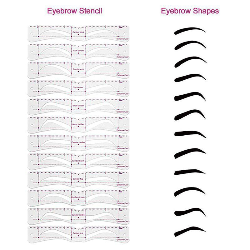 CETAKAN ALIS/EYEBROW RULER 12MODEL +TALI