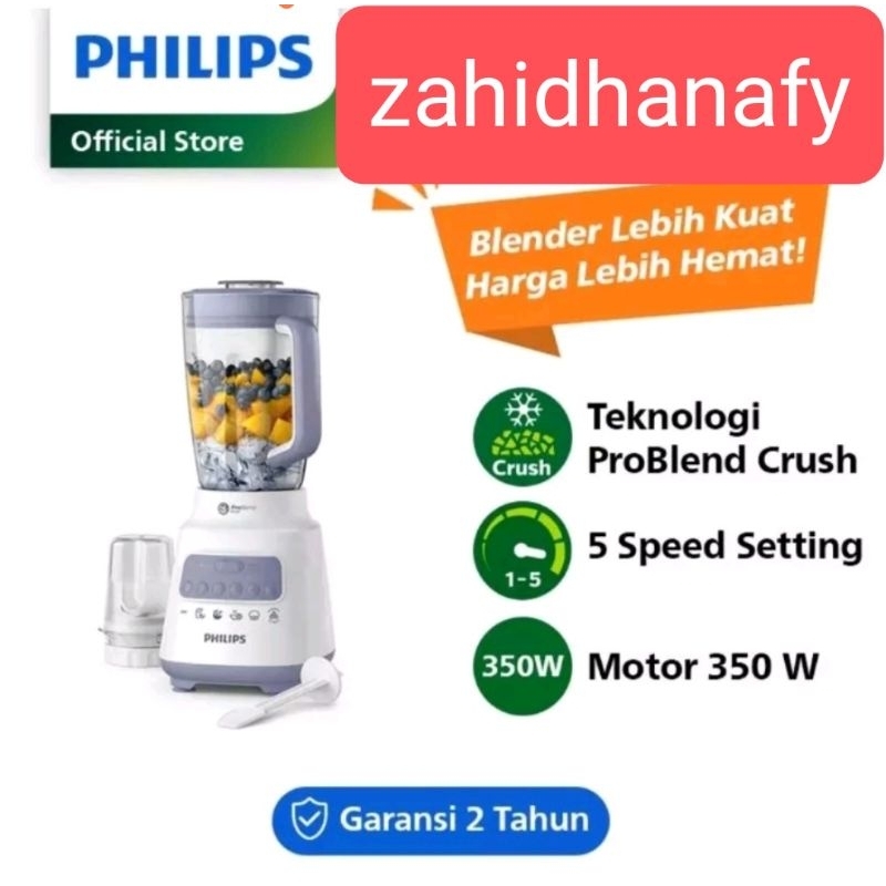 Blender philips original HR2221 2l plastik Baru garansi resmi FREE BUBLE