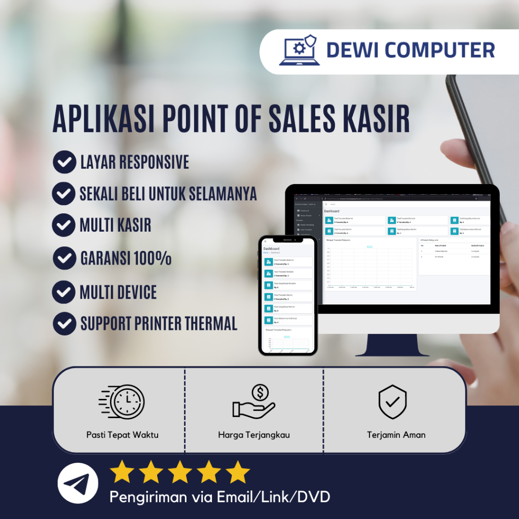 Aplikasi Kasir Ratoran/ Kafe/ Rumah Makan Web Php Mysql Full Version