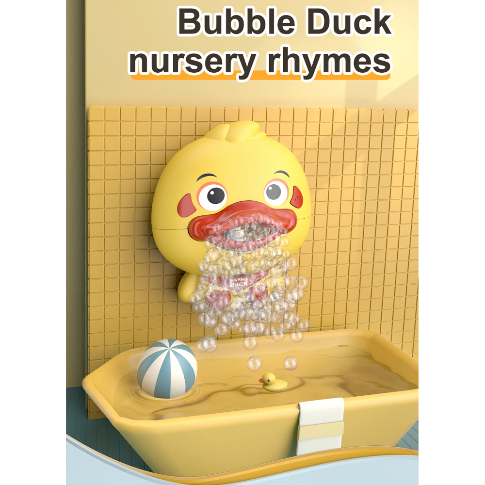 MDS Pembuat Gelembung Sabun Mandi Baby Bath Toys Bubble Machine - 368-10A - Yellow