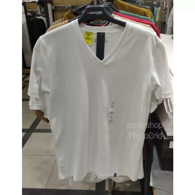 kaos polos putih pria details original