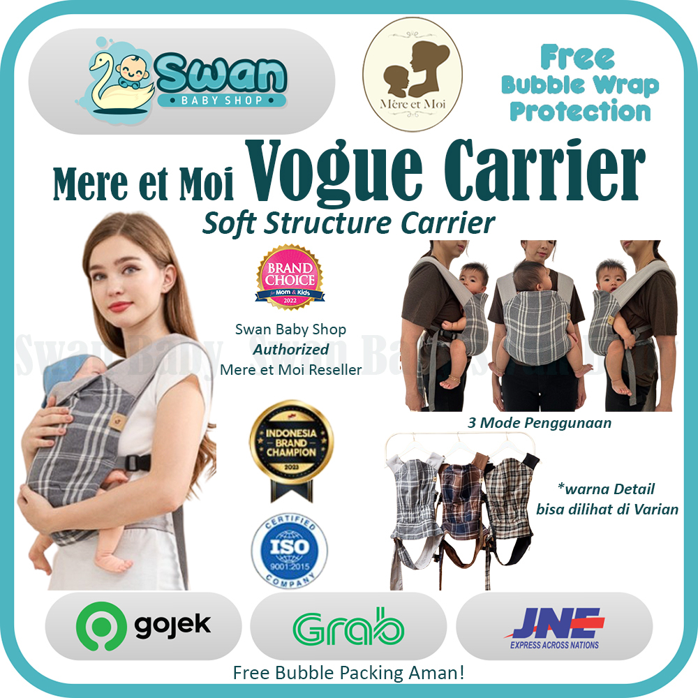 Mere - Vogue Carrier Mere et Moi - Soft Structure Carrier SSC Ergonomis