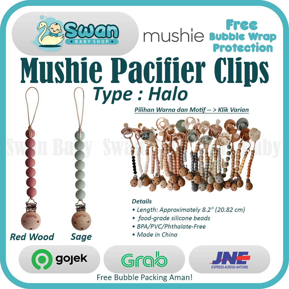 Mushie Pacifier Clips Type Halo / Tali Dot Pacifier Anak