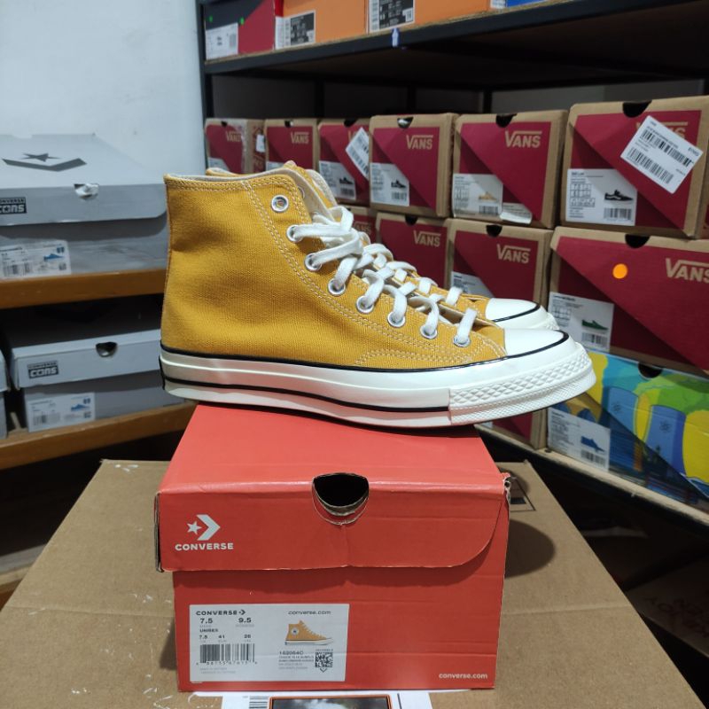 CONVERSE CHUCK 70S HI SUNFLOWER YELLOW ORIGINAL RESMI PT.MAP