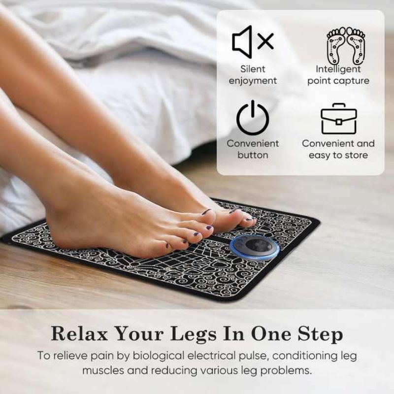 Alat Pijat Kaki Elektrik EMS Foot Massager USB 6 Mode