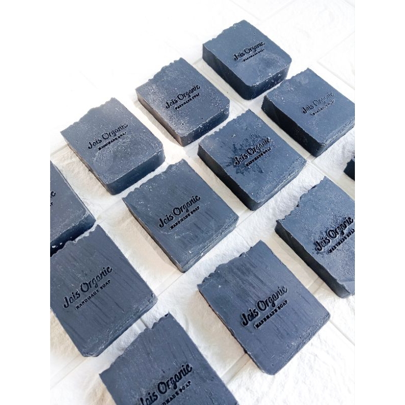 Charcoal Peppermint Handmade Natural Soap Bar / sabun alami detox