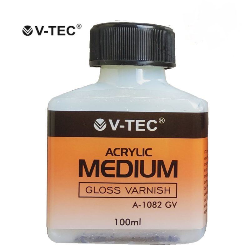 

VTEC Acrylic Medium Gloss Varnish V-TEC A-1082 GV / 100 ML