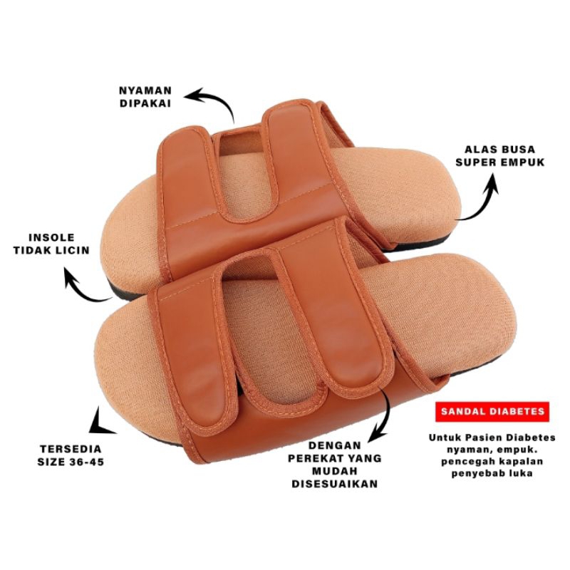 Baraka - Sandal Kesehatan Diabetes Super Empuk