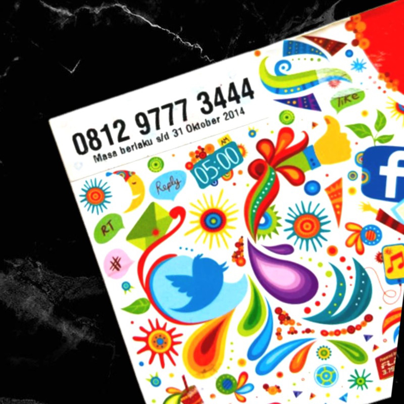 Nomor Cantik Telkomsel Jadul 9777 3444 Super Rapi