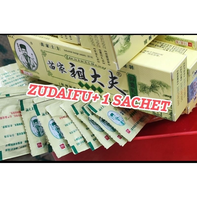 SALEP ZUDAIFU 15gr + 1 SACHET PENGHILANG ALERGI KULIT ORIGINAL 100%