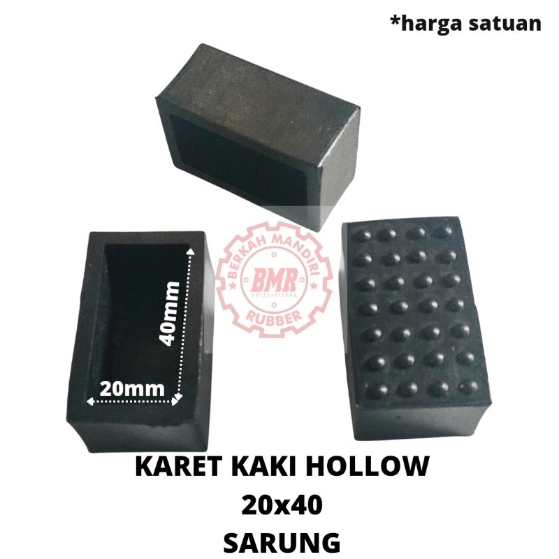 karet hollow 2x4 sarung/karet kaki kursi/karet kaki meja besi hollow