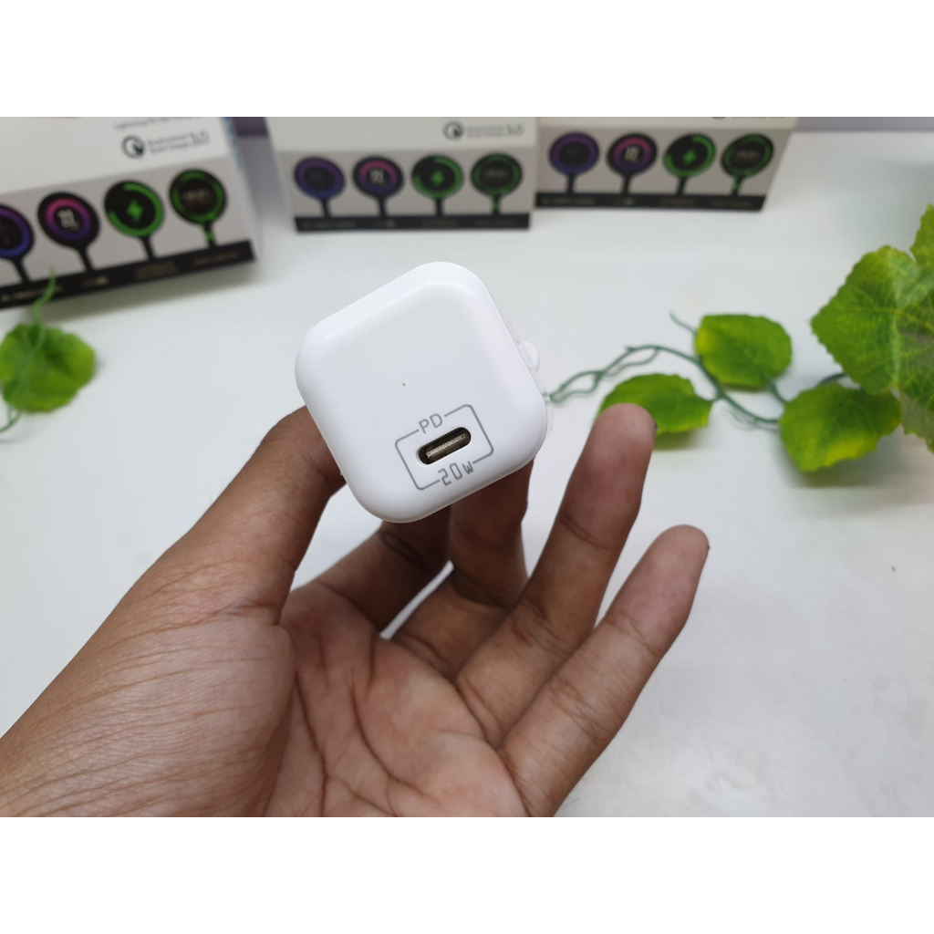 Adaptor DIINAMI Usb Type C P8 20W Fast Charging Support  iphone vivo oppo xiaomi real 20W