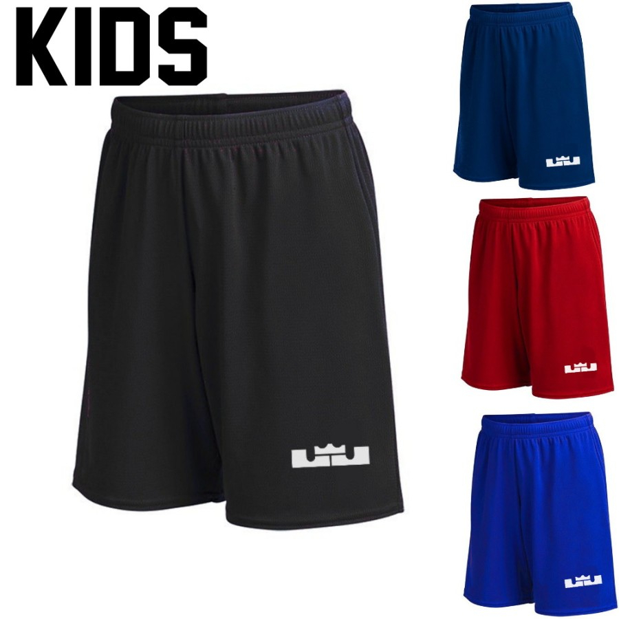 Celana Basket Anak KING LEBRON JAMES Short Pants - Brand Logo - Anak/Kids