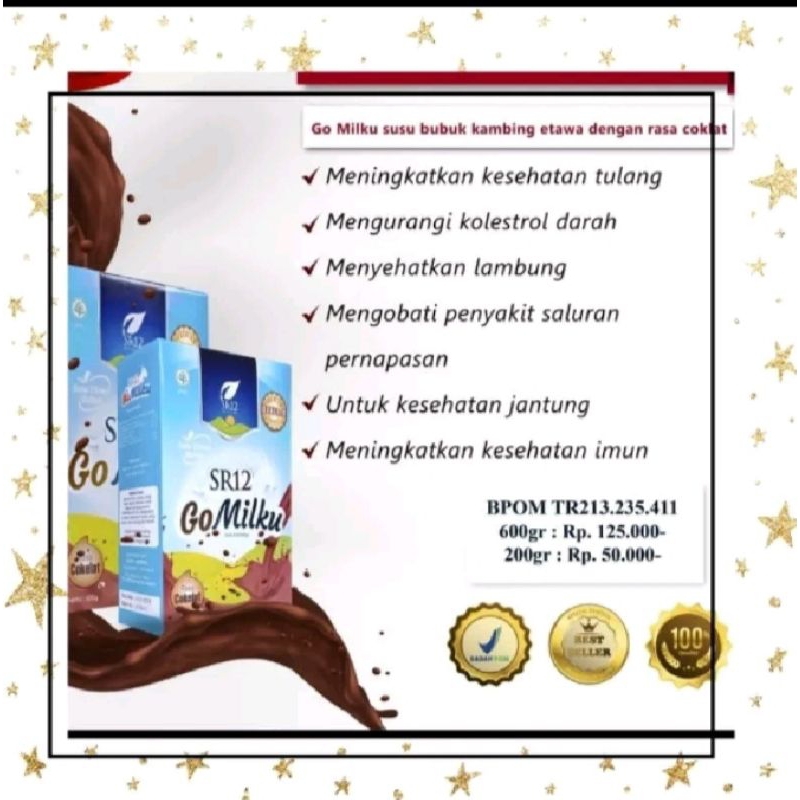 

SR 12 susu kambing etawa premium original