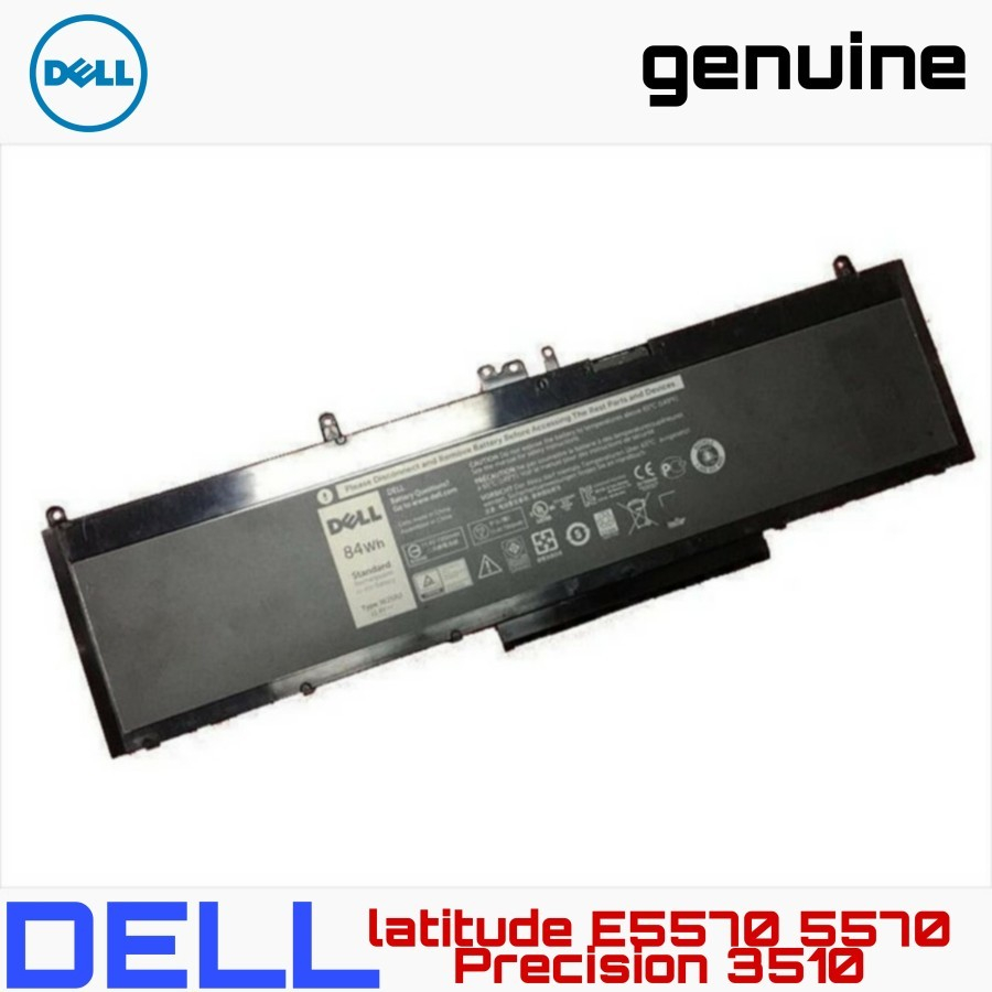 Baterai WJ5R2 Dell Latitude 5570 E5570 Precession 3510 M3510 84Wh