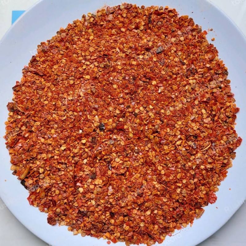 

Chilli flake cabe bubuk kasar 1 kg super pedas asli teja tanpa campuran tangkai