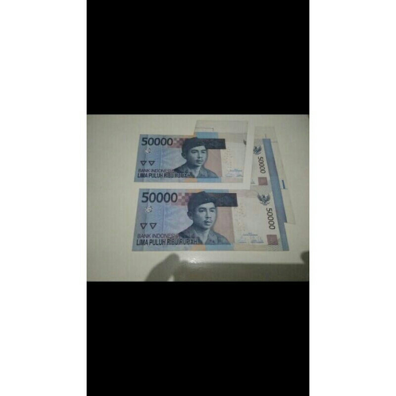 uang miscut 50rb