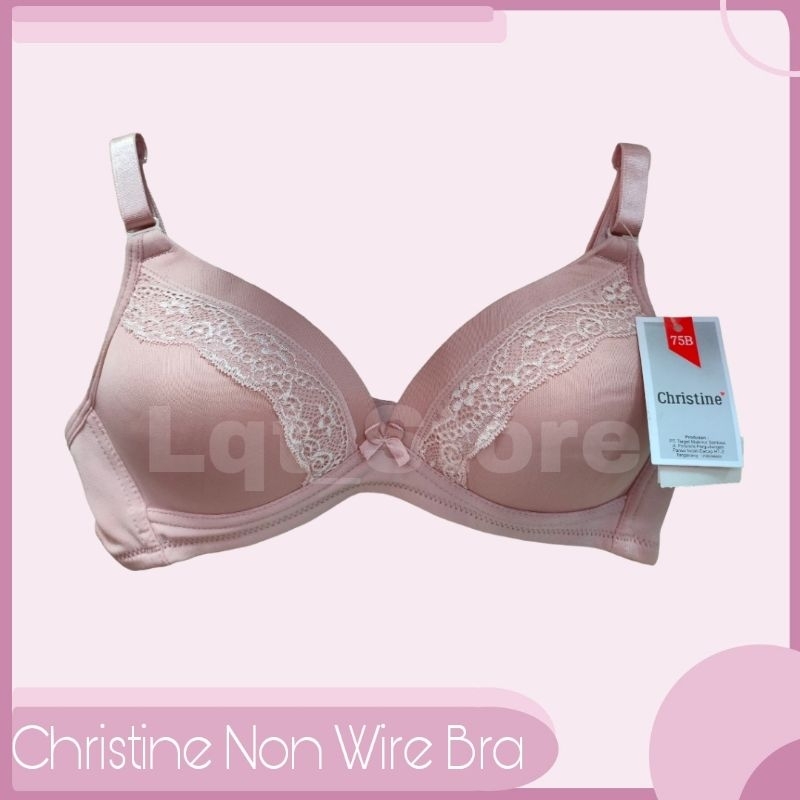 Christine non wire bra / christine bra tanpa kawat