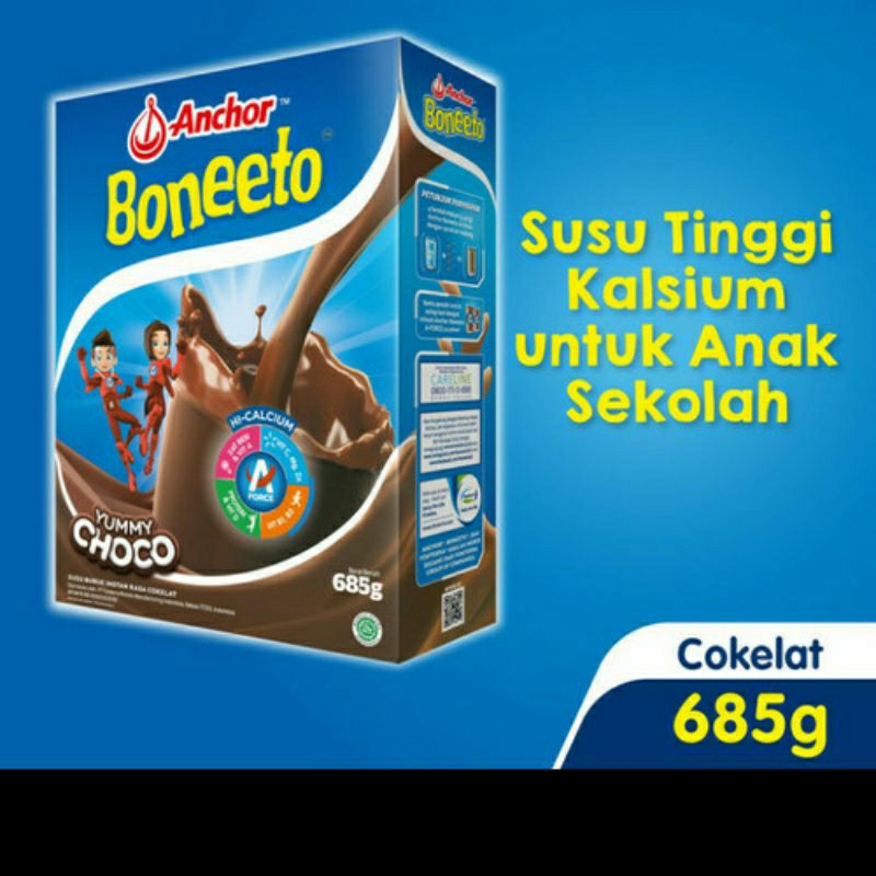 

Boneeto Susu Bubuk Instan Yummy Choco 685 g