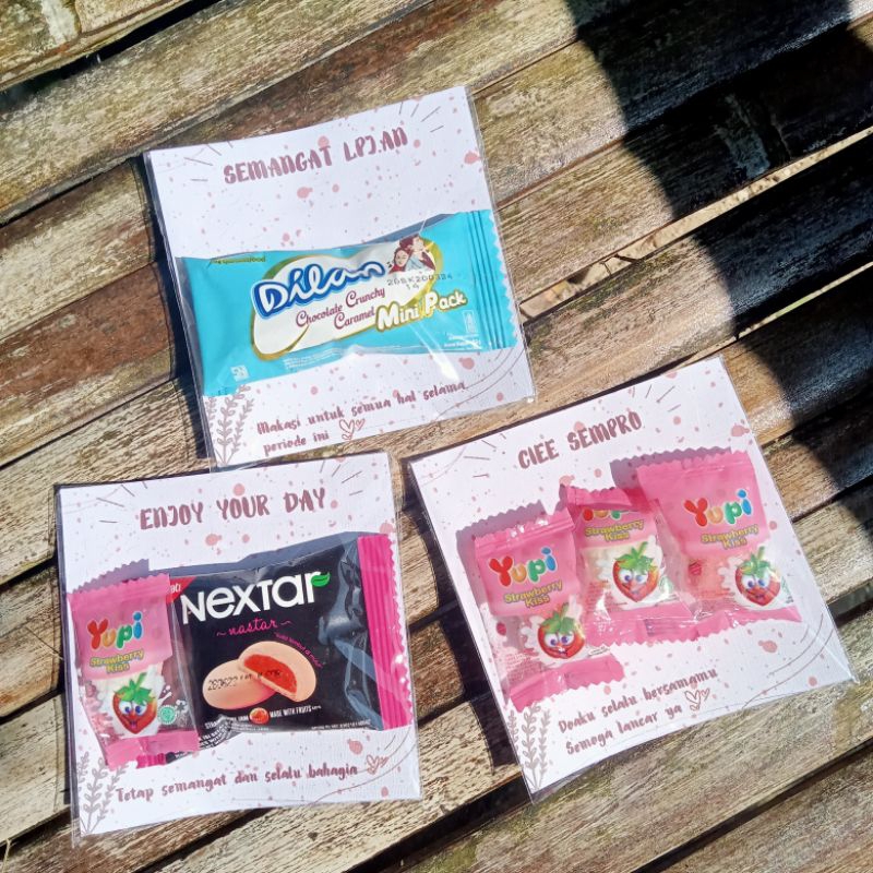 

MINI GIFT SNACK (Bisa Custom Tulisan/Kata-Kata)