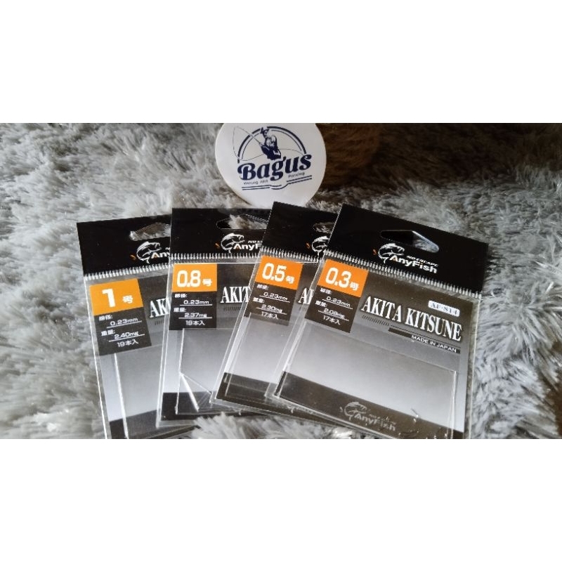 Kail pancing patis hook ANYFISH seri Akita kitsune