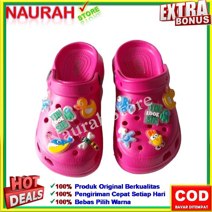 Sandal Anak Balance D55 Sendal Fuji Viral Baim Bebek Ikan Bintang Laut Paus 100% Original Kualitas Import Jelly Rubber Anti Slip Nyaman Empuk Lucu