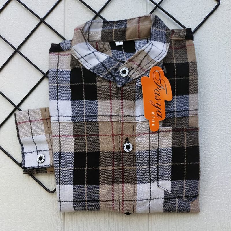 kemeja flannel anak / kemeja anak tangan panjang flanel