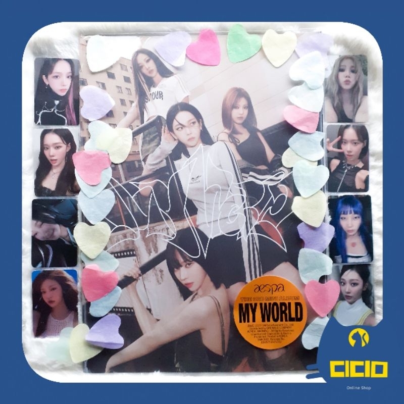 [READY STOCK] aespa • My World Tabloid Ver Everline Muplant POB PC Karina Winter Giselle Ningning